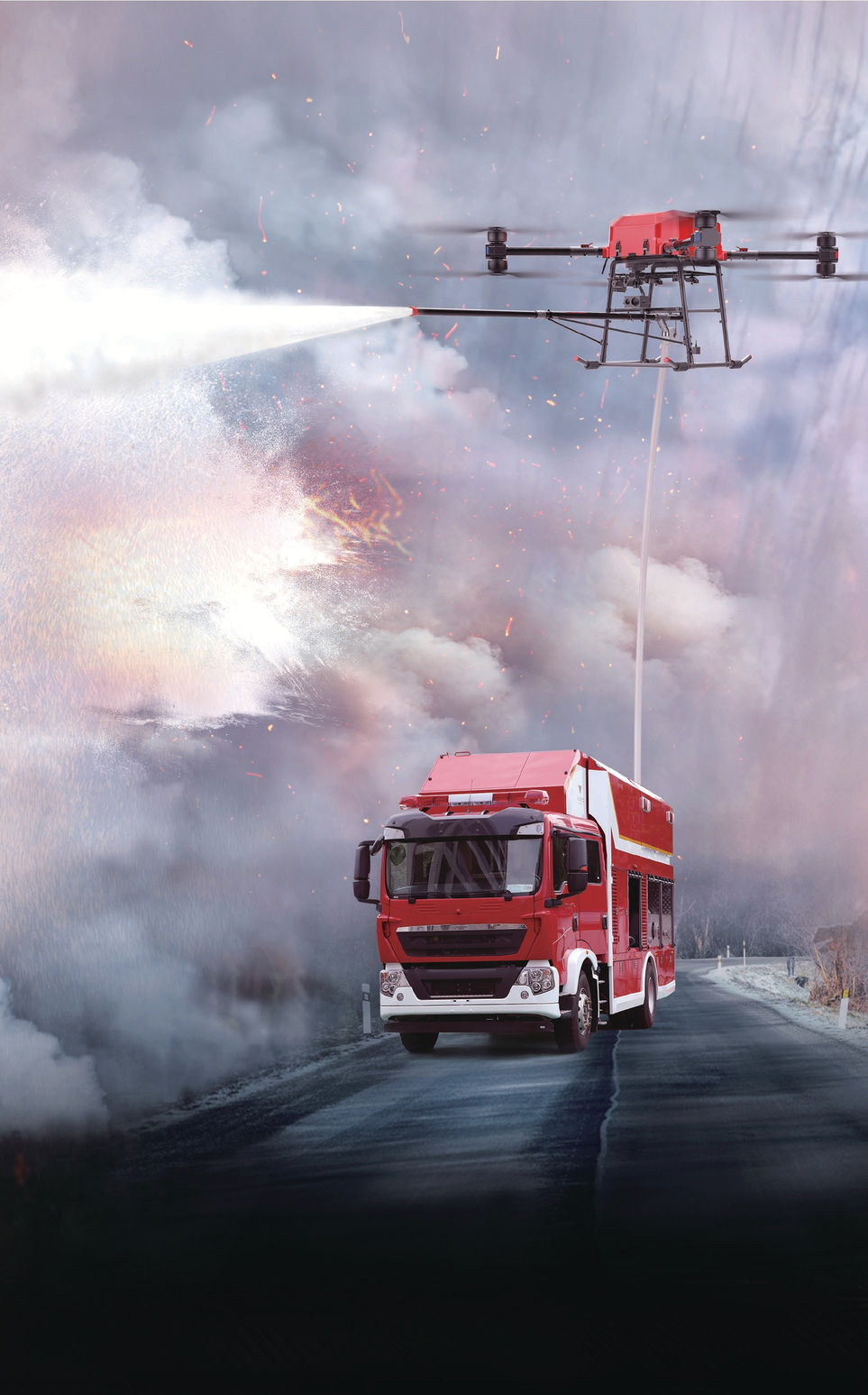 ALFA-F190 ve itfaiye aracı entegrasyonu